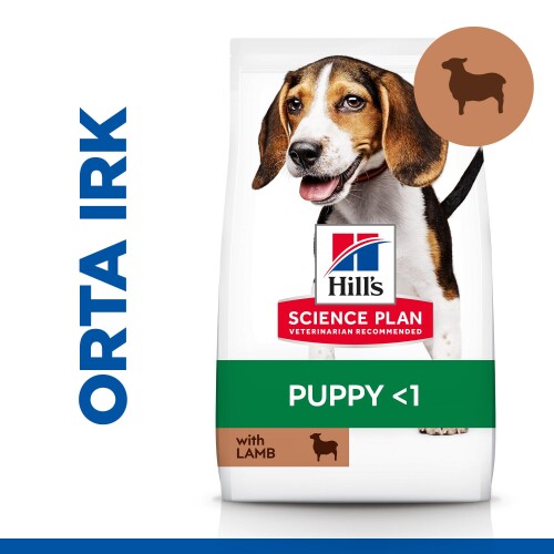 Hill's SCIENCE PLAN Orta Irk Kuzulu ve Pirinçli Yavru Köpek Maması 12 kg + 2 kg