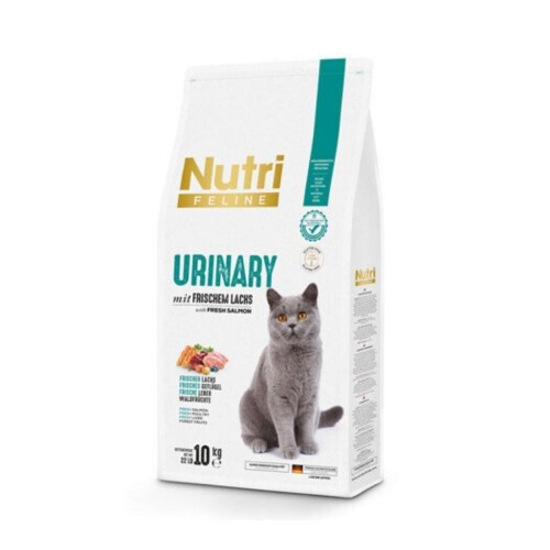 Nutri Feline Urinary Böbrek Sağlığı Destekleyici Somonlu Düşük Tahıllı Yetişkin Kedi Maması 10 Kg