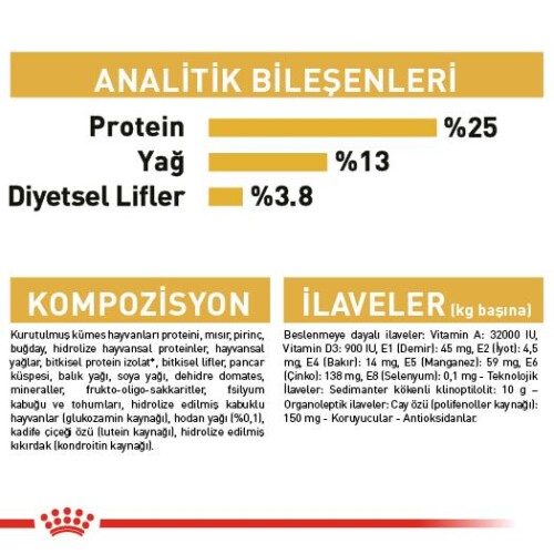 Royal Canin Golden Retriever Yetişkin Köpek Maması 12 kg